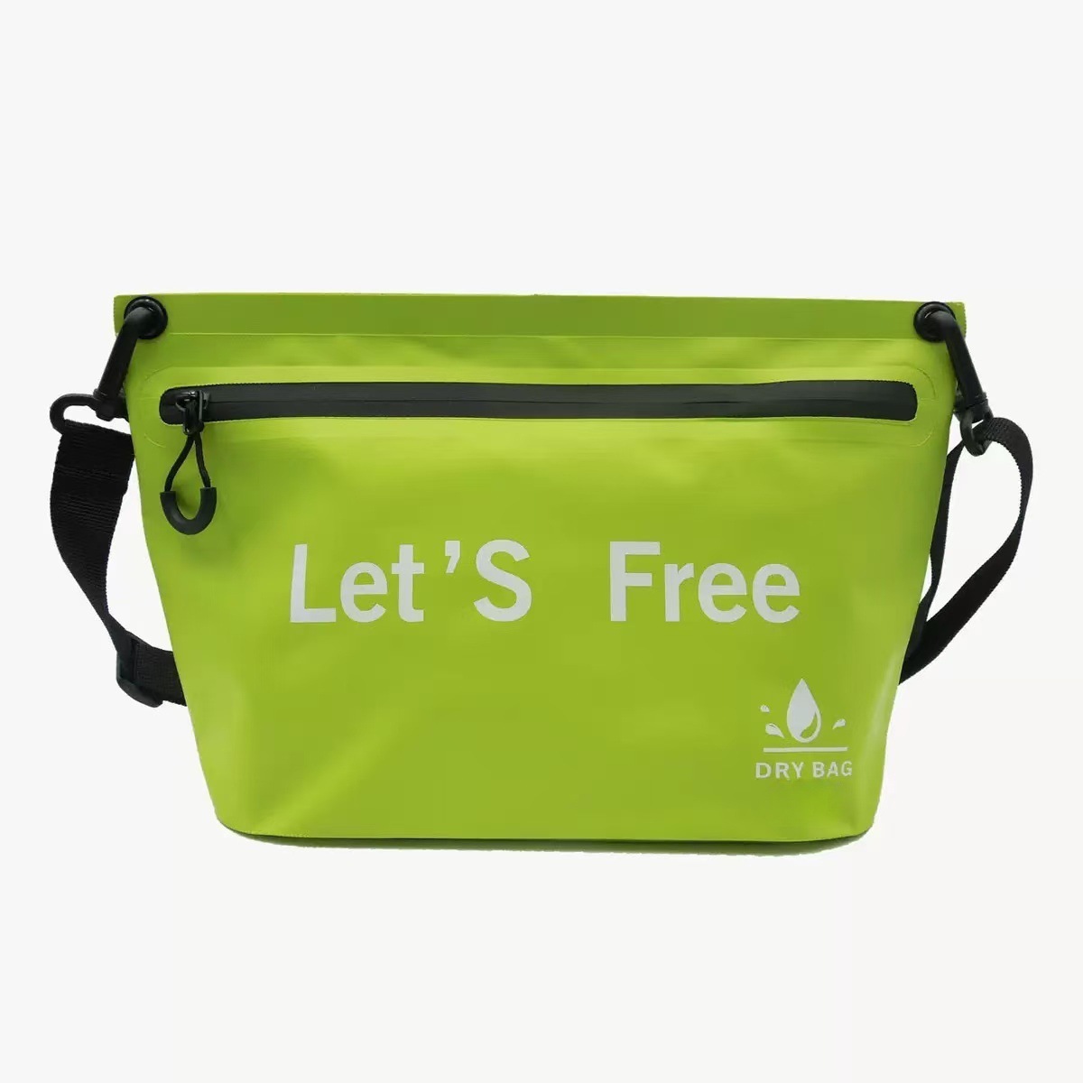 Bolso impermeable con cremallera de ocio al aire libre transfronterizo Bolso de baño impermeable de un solo hombro Bolso de viaje para hombres y mujeres Bolso de baño