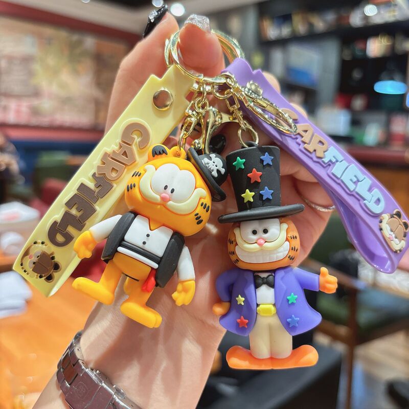 Internet Celebrity Garfield Cat Backpack Pendant Doll Creative Hanging Ornament Cute Car Keychain Trendy Toy Bag Pendant Wholesale Internet Celebrity Garfield Cat Backpack Pendant Doll Creative Hanging Ornament Cute Car Keychain Trendy Toy Bag Pendant Wholesale