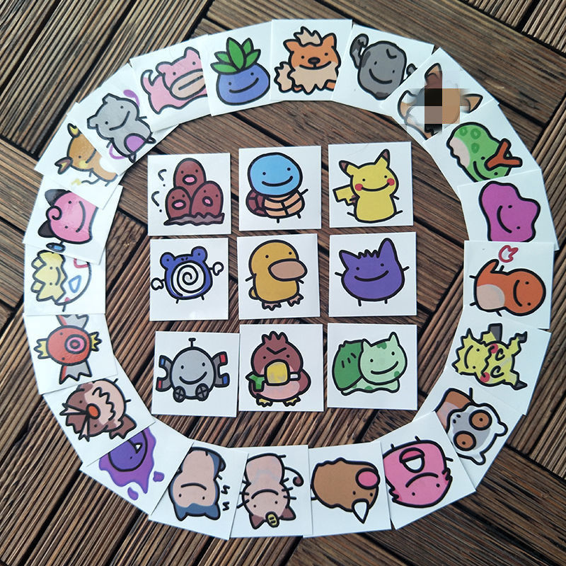 Tattoo stickers pet elf Magic Baby cute children student cartoon waterproof durable female male
