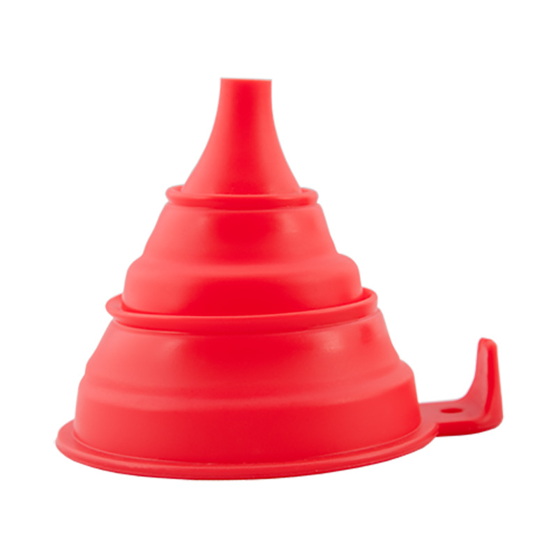Silicone heat-resistant foldable funnel, big container, Amazon