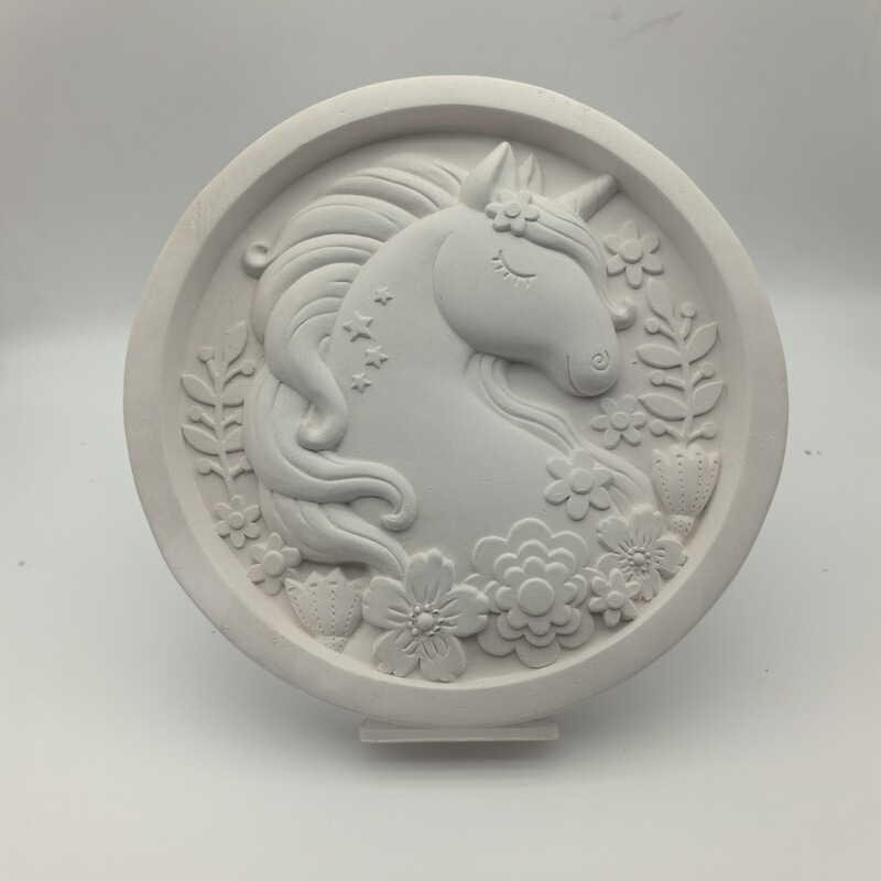 白い胚石膏人形着色レリーフ絵画手作り石膏着色画板アロマセラピー手描き冷蔵庫マグネットレリーフ絵画|undefined