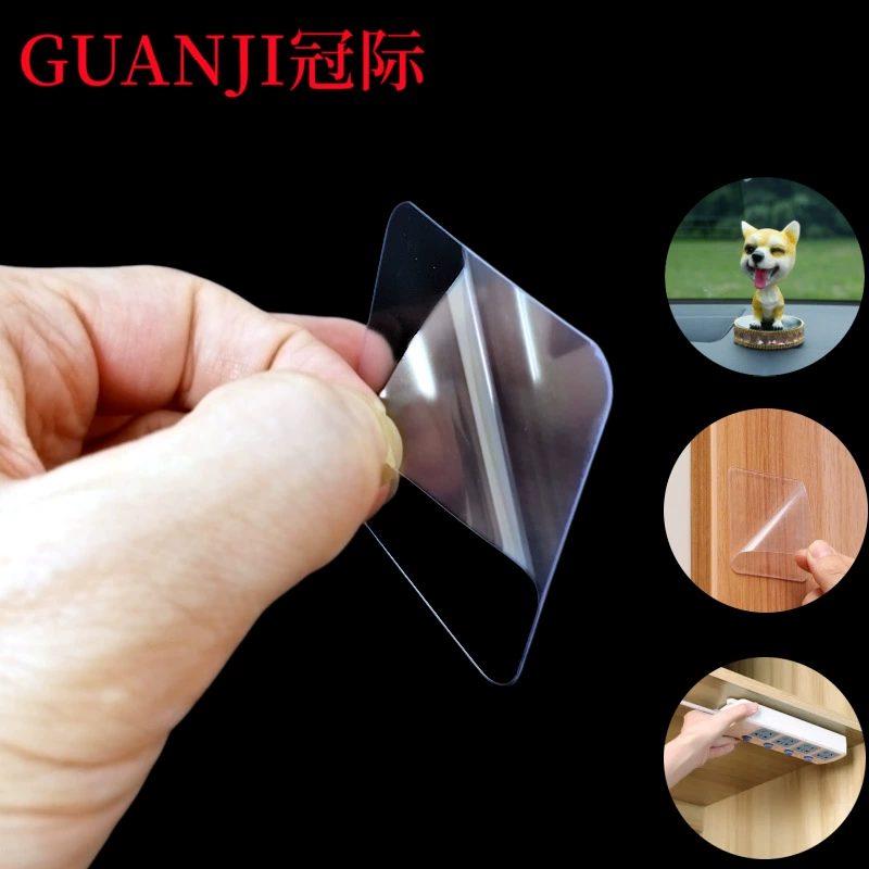 Квадратный крючок двухсторонний клей с высокой вязкостью легко разорвать без пробивания