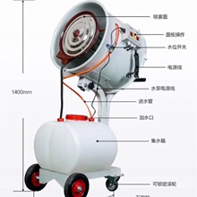 大型除尘摇头手推离心式加湿机降温喷雾移动工业加湿器雾化电风扇
