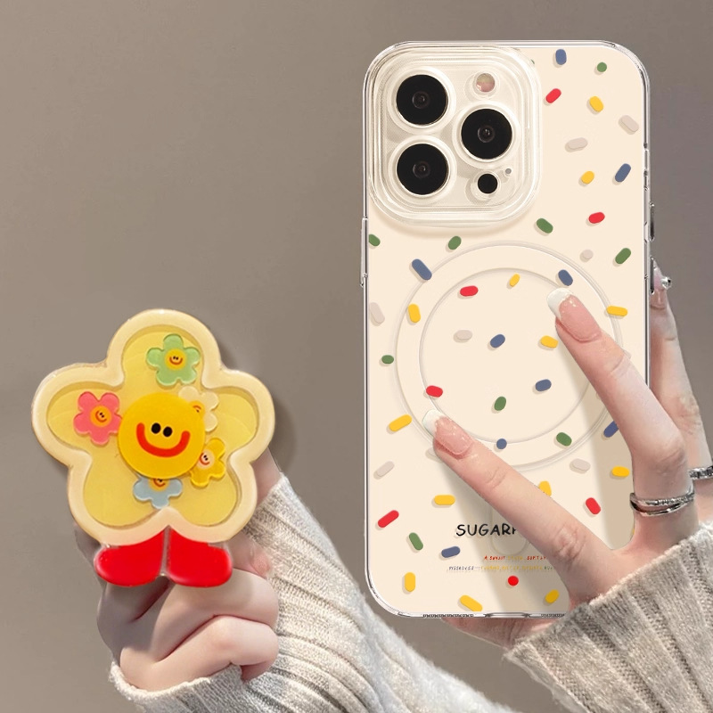 彩色波点苹果17promax手机壳iphone17磁吸17pro带支架Air外壳16|undefined