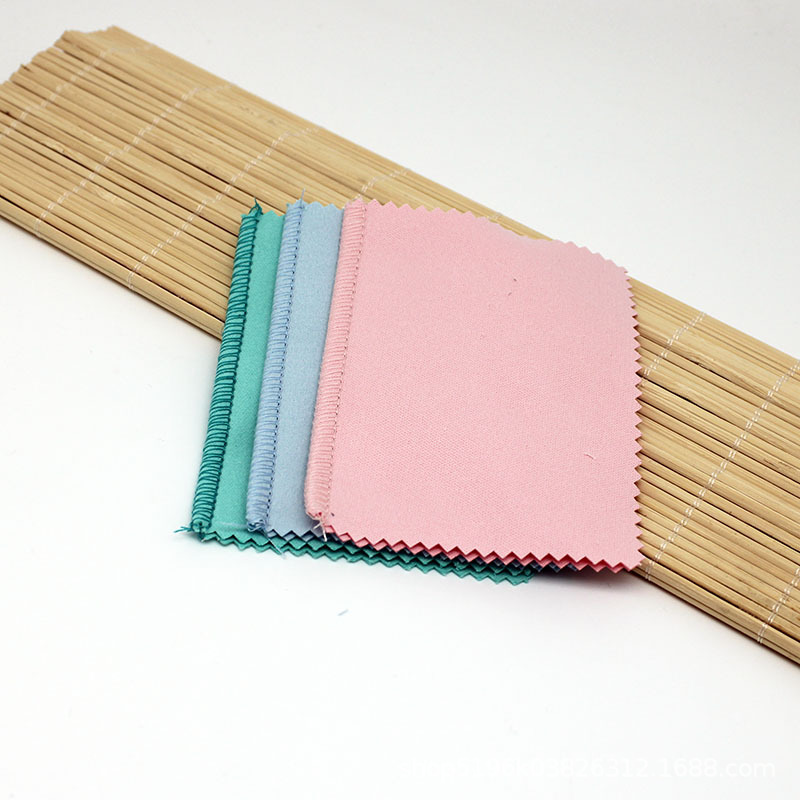 Manufacturer wholesale small overlock cloth 7.5*10cm silver…