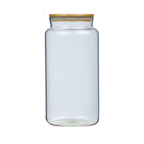 Frasco sellado de vidrio transparente con tapa té mandarina cáscara frasco de almacenamiento de grano botella de almacenamiento hogar tarro de té