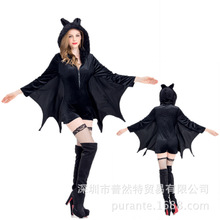黑色性感女蝙蝠俠cosplay萬聖節化妝舞會扮演服裝情趣吸血鬼制服