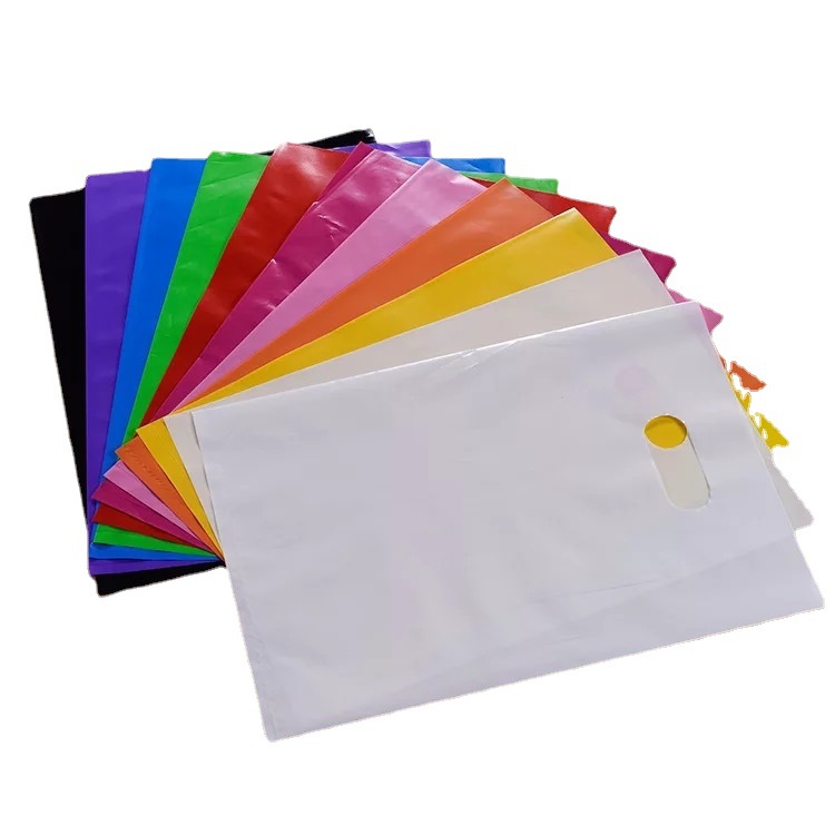 服装塑料袋 PE全新料加厚打孔塑料袋 专卖店塑料袋