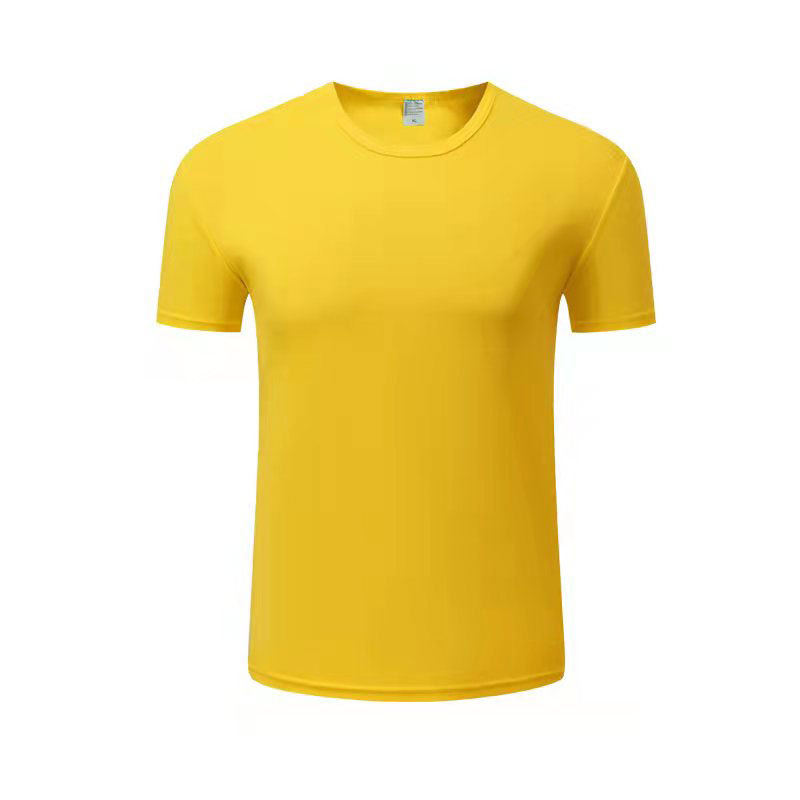 Camiseta de secado rápido de malla a cuadros pequeña impresa LOGO bordado publicidad camisa cultural grupo actividad camisa maratón camiseta fábrica