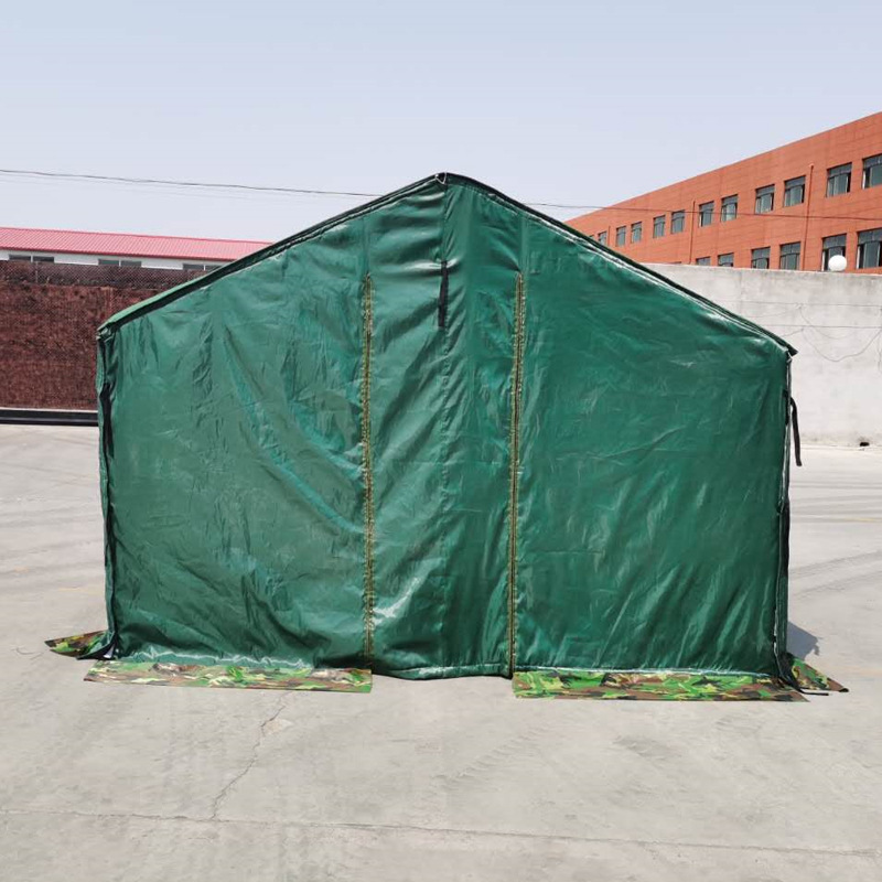 Ingeniería de campo sitio de construcción alivio de desastres lienzo comando de emergencia civil al aire libre engrosada cálida tienda viva a prueba de lluvia