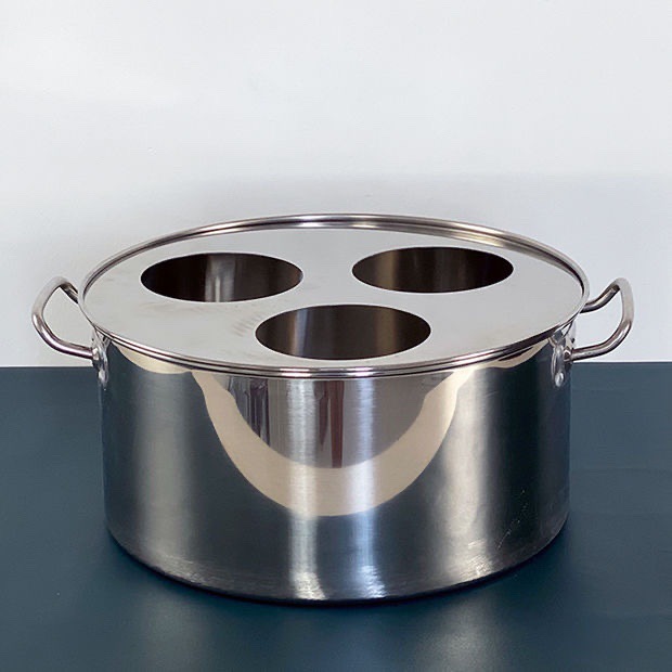 IYR7 Steamed Buns Steamer Commercial Stainless Steel Steaming Oven Three-Hole Buns Steamer Pan Large Steamer Pan Buns Furnace Gas