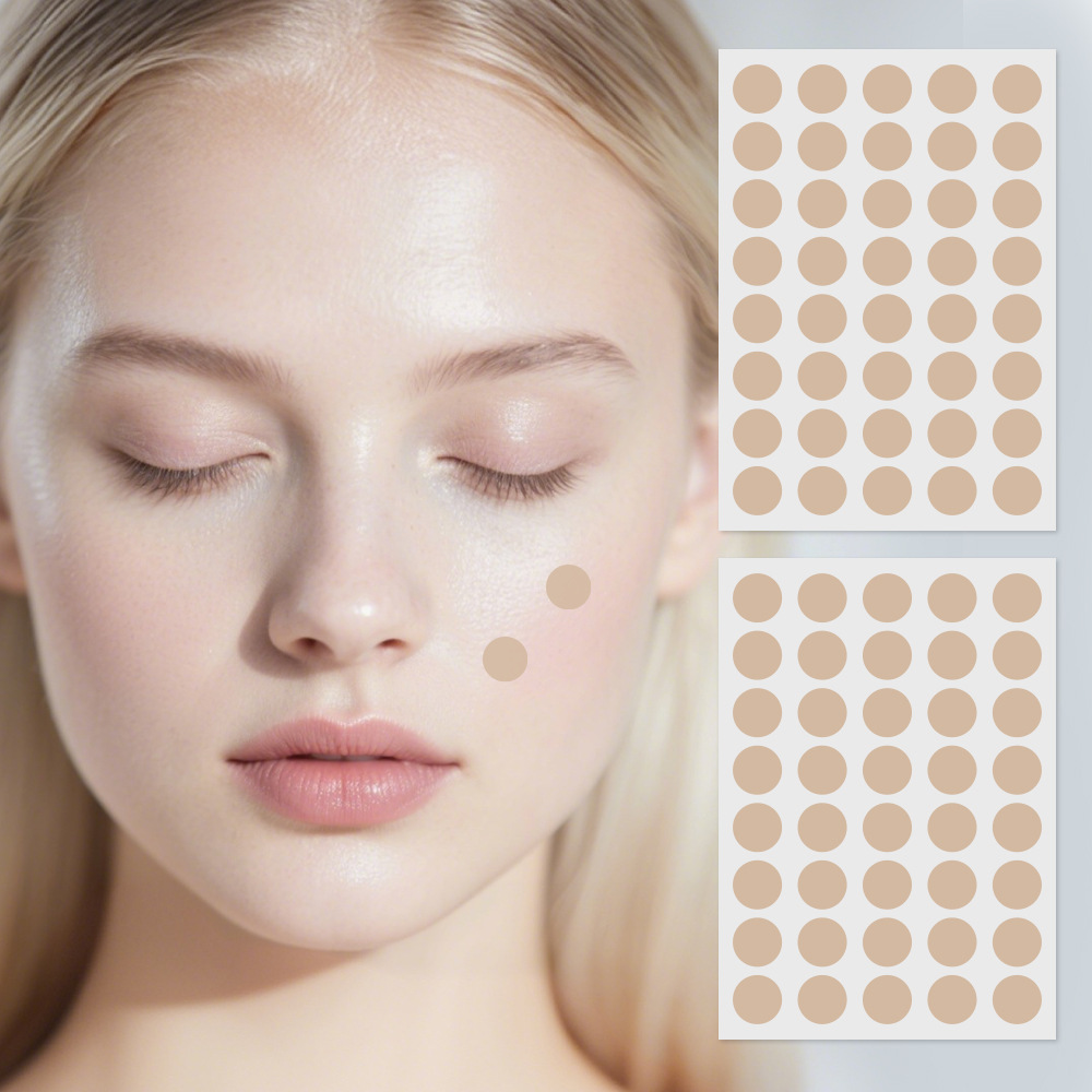 Cross-border Exclusive Supply Of 400pcs Skin-colored Round Acne...