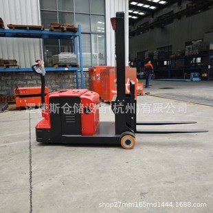 Walk-On Counterbalance Stacker 1 Ton Fully Electric Hydraulic Lift Truck for Handling and Loading and Unloading Without Legs Electric Forklift