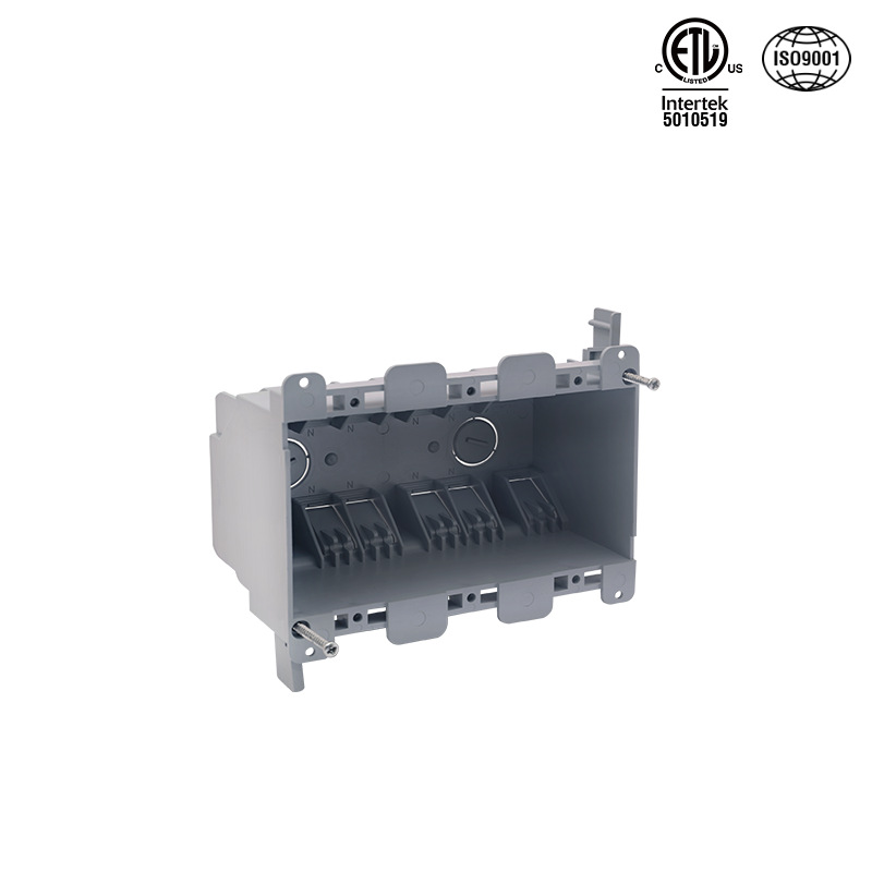 LINSKY灵天塑料接线盒家用接线盒ETL认证 PPO PVC材质塑料接线盒