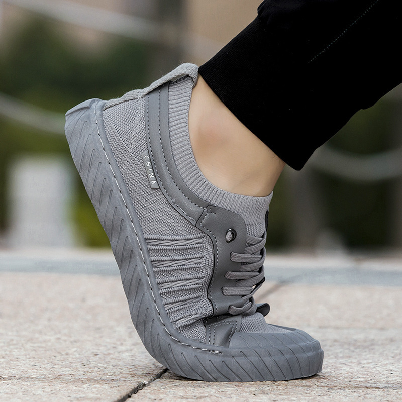 Scarpe da tennis da uomo Scarpe da lavoro Scarpe sportive Scarpe da ginnastica Scarpe da ginnastica sintetiche leggere e traspiranti antiscivolo_voghion.com