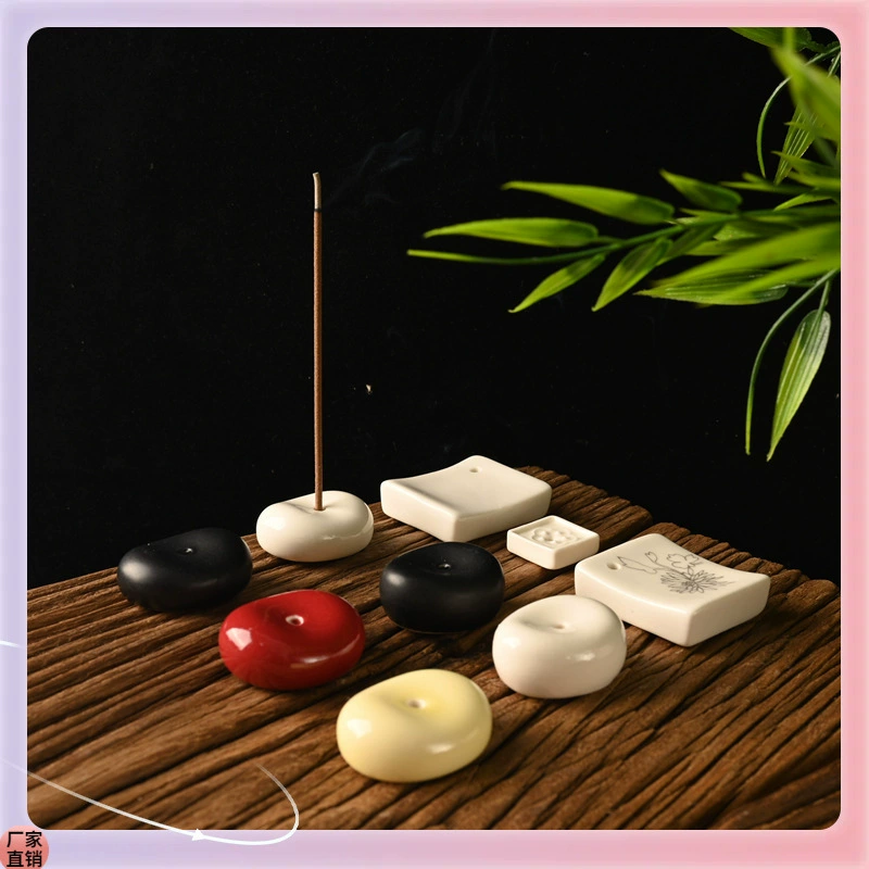 ✅ Мини-подставка для благовоний, керамическая подставка для благовоний, японский стиль, сандаловое дерево, простая портативная подставка для благовоний, аксессуары для агарового дерева