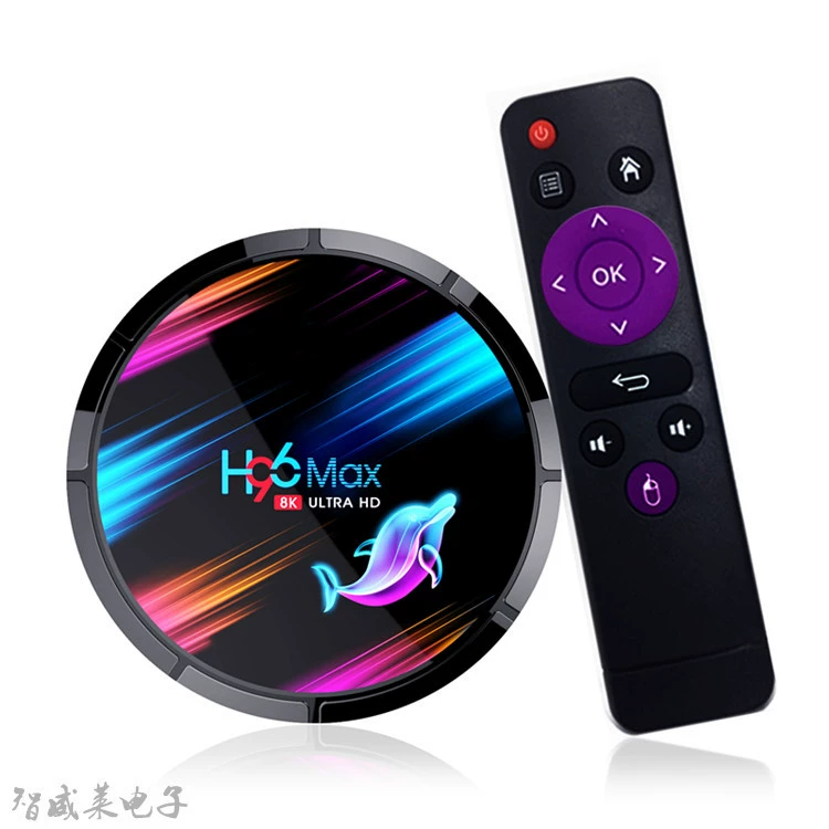 H96 MAX X3 S905X3 Skytopck Android 9.0 4GB/128GB HD сетевой медиаплеер tvbox