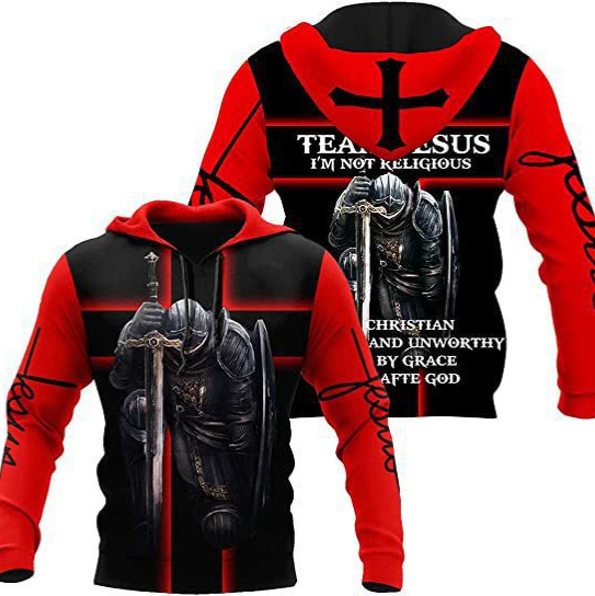 Best-selling new foreign trade Templar Knights hoodie on cross-border independent sites, 3D printed casual hooded sweatshirt anime Best-selling new foreign trade Templar Knights hoodie on cross-border independent sites, 3D printed casual hooded sweatshirt anime