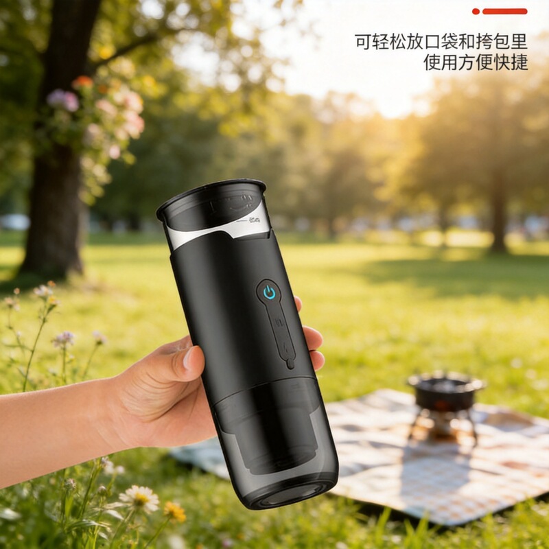 Portable Capsule Coffee Machine Kcup Capsule Coffee Machine Camping Drip-Type Wireless Portable Capsule Coffee Machine