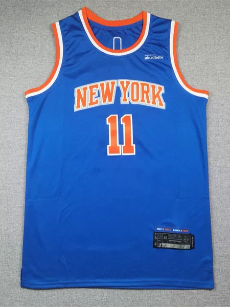 2026 Season New European and American Nba Knicks No. 11 Embroidered Basketball Jersey in Stock for Cross-Border Trade