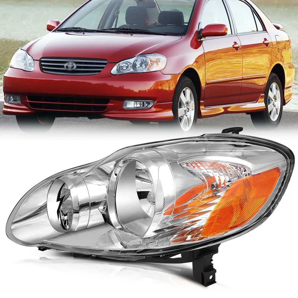 Adecuado para Toyota 03-08 estándar americano Carolina faro semi-montaje versión americana faro delantero iluminación