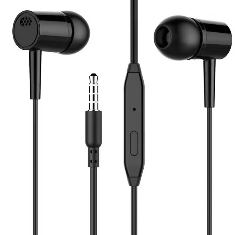 3.5mmインイヤー有線ヘッドフォン、Appleの通話、音楽の聴き取り、携帯電話のワイヤー制御ヘッドフォンに適した新しいクロスボーダーモデル|undefined
