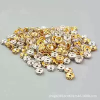 Новый 10MM бриллиантовое кольцо браслет с бриллиантами разделитель ручной работы DIY № 2 цветочный стержень специальный аксессуар для бисера
