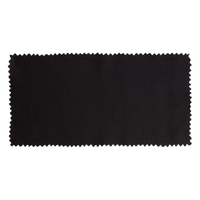 Черная длинная салфетка для чистки обуви Кожаная ткань для полировки обуви Фланелевая ткань для полировки Одноразовые гостиничные принадлежности