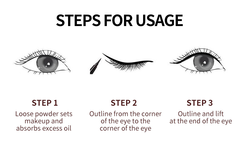 YANQINA Yanqina Sceptre penna liquida per eyeliner impermeabile, resistente al sudore e di colore nero freddo_voghion.com