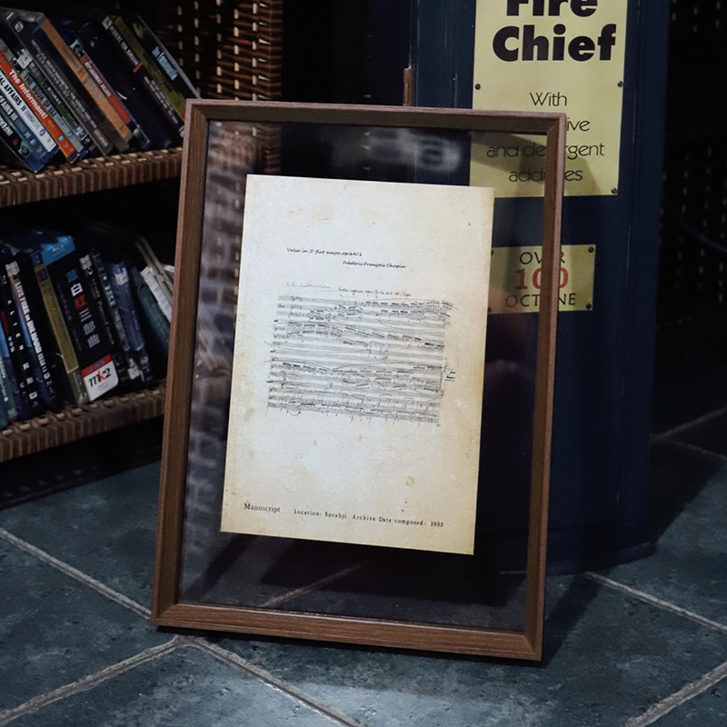 Double-sided transparent photo frame a4 mounting display embossed specimen frame A3 photo acrylic wall frame wholesale