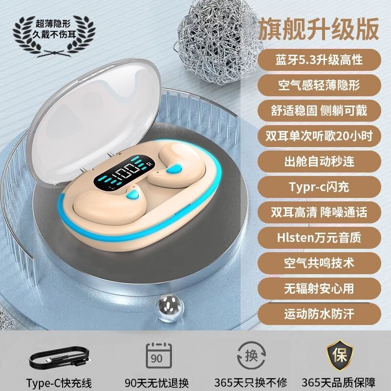 ミニスリープ Bluetooth ヘッドセット、目に見えず、感覚的ではない、2025 新しいバイノーラル、高品質、超クリアな音質、超ロングスタンバイ|undefined