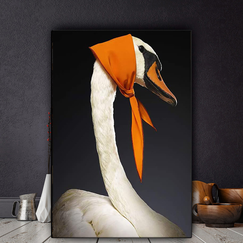画谷 (Cross-border trading), inkjet swan, scarf, Amazon, ebay