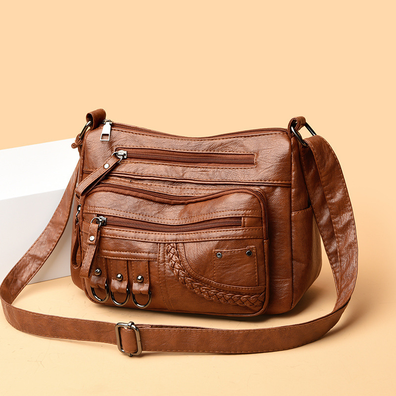 Women's Bag 2026 New Style Crossbody Bag Trendy Ladies Shoulder Bag High-End Feel Handbag Mom Bag Foreign Trade Cross-Border Wholesale Women's Bag 2026 New Style Crossbody Bag Trendy Ladies Shoulder Bag High-End Feel Handbag Mom Bag Foreign Trade Cross-Border Wholesale
