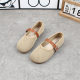 Summer New Style Mesh Breathable Shallow Mouth Lazy Shoes Women's Casual Flat Granny Shoes Linen Hole Toe Sandals