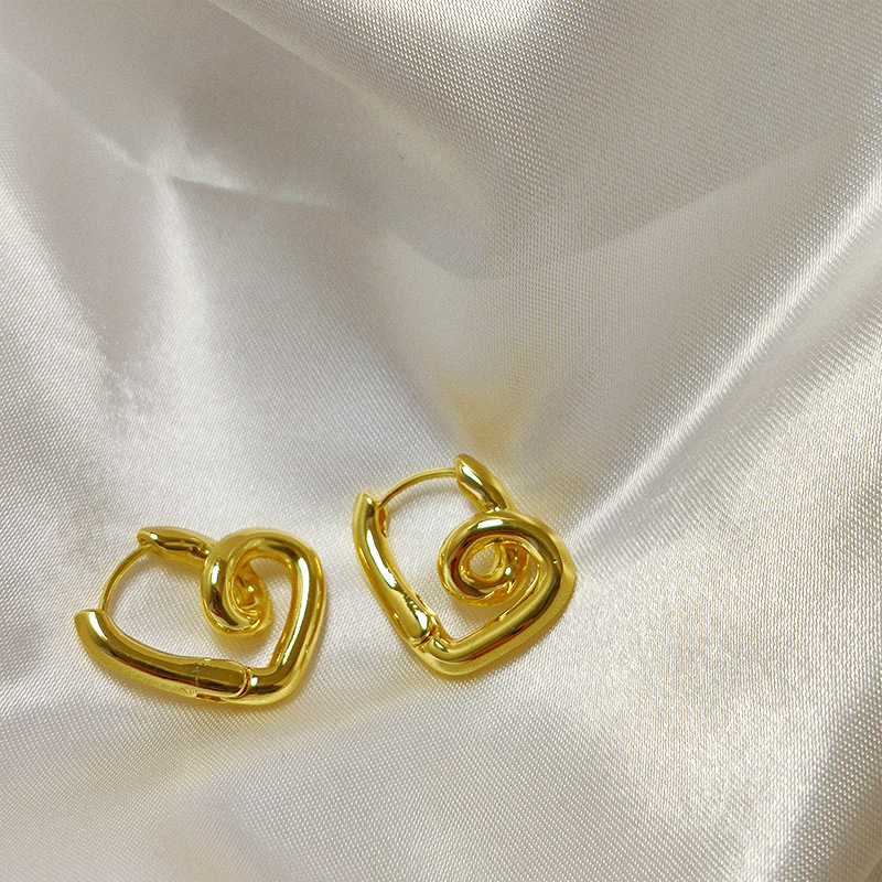 15g Weight Alloy Ear Needle Material Ear Studs Classification 1 Pair Quantity Holiday, Daily, Date Occasion Alloy Material Geometric, Solid Color Pattern Women's Gender Plating Design Vintage Style Style 1 Pair Vintage Style Geometric Solid Color Plating Alloy Ear Studs 11