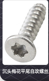 304不锈钢金色沉头梅花机牙螺丝_02_06.jpg