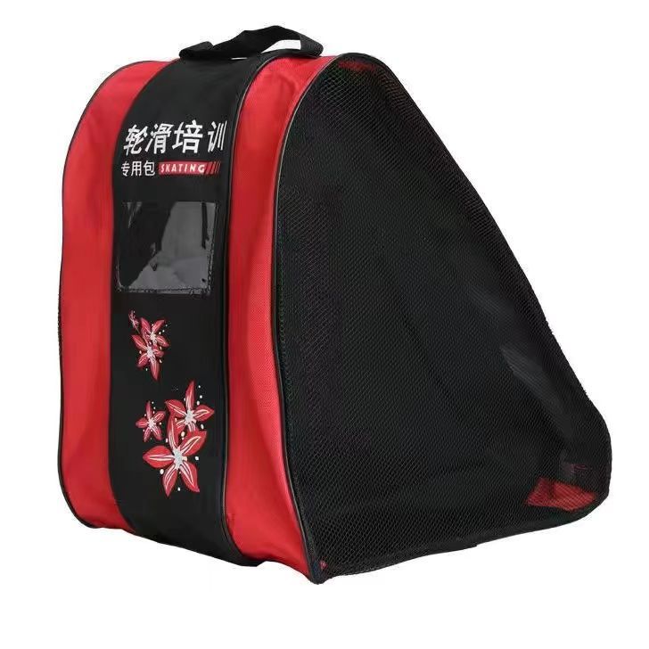 Red three-layer bag [mesh breathable on both sides]