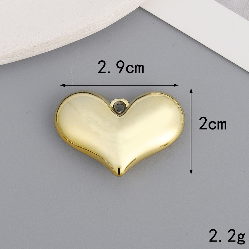 2g Weight Pendant Jewelry Making Type 2*2.1CM, 2*2.3cm, 3.5*3.5cm Jewelry Making Size DIY Jewelry Accessories Classification 1 Piece Quantity Plastic Material Heart Shape, Bow Knot Pattern All Seasons Season Plating Design Vintage Style, Classic Style Style 1 Piece 2*2.1CM 2*2.3cm 3.5*3.5cm Plastic Heart Shape Bow Knot Pendant 6