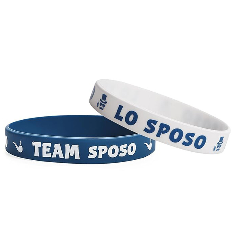 Equipo de boda italiano transfronterizo ahora pulsera de silicona despedida de solteros para hombres pulsera padrino