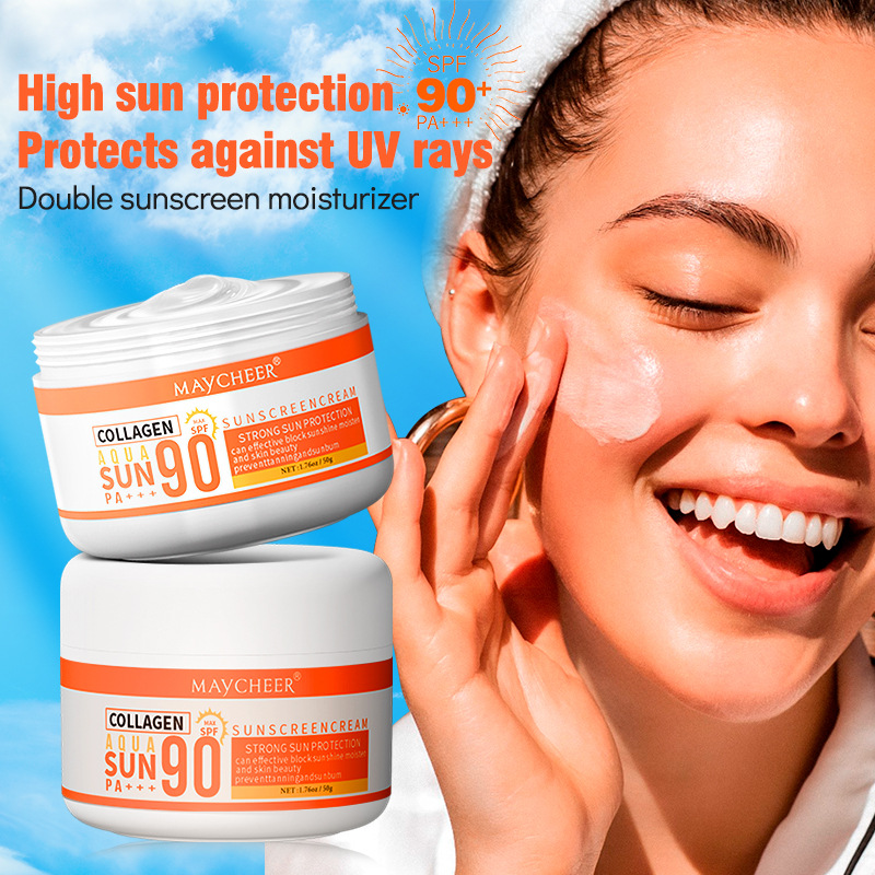 summer refreshing sun protection cream