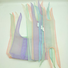 定 制结婚喜糖糖果伴手礼欧根纱手腕袋香薰晶石加密无光纱手提袋