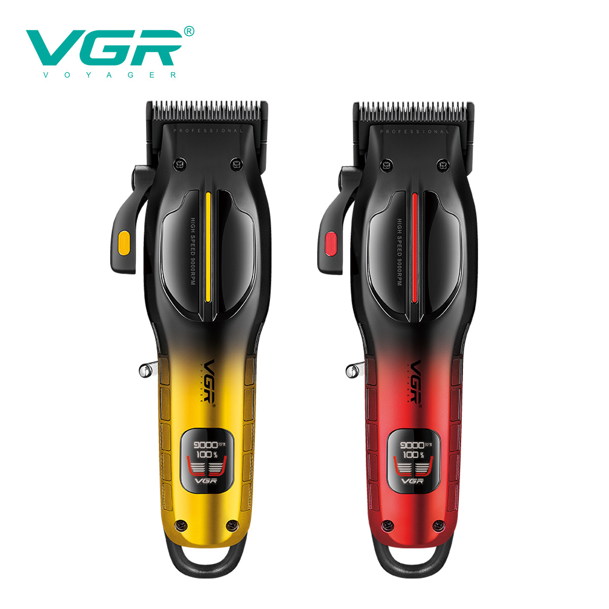 Electric Hair Clipper For Men Professional Salon Use High Speed 9000 RPM Digital Display Home Appliances Personal Care_voghion.com