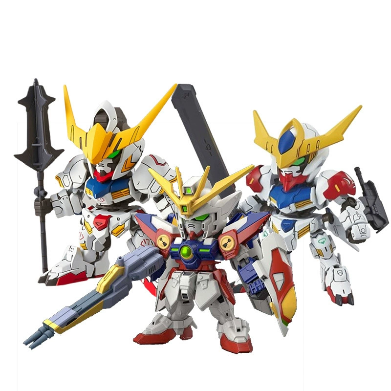 Модель Gundam Dandai SDEX BB Warrior Yuanzu (Q‑версия) — SD чиби коллекционная, многокрасочная