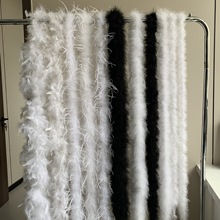 火鸡绒毛条羽毛条平板绒毛条批发演出舞蹈服diy装饰材料服装辅料