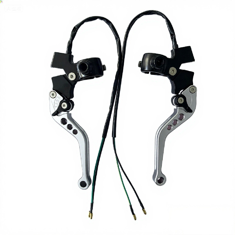 Motorcycle Zj125 Dual Drum Brake Horn Assembly Brake Power-Off Handle Cnc Handlebar Extension Cross-Border