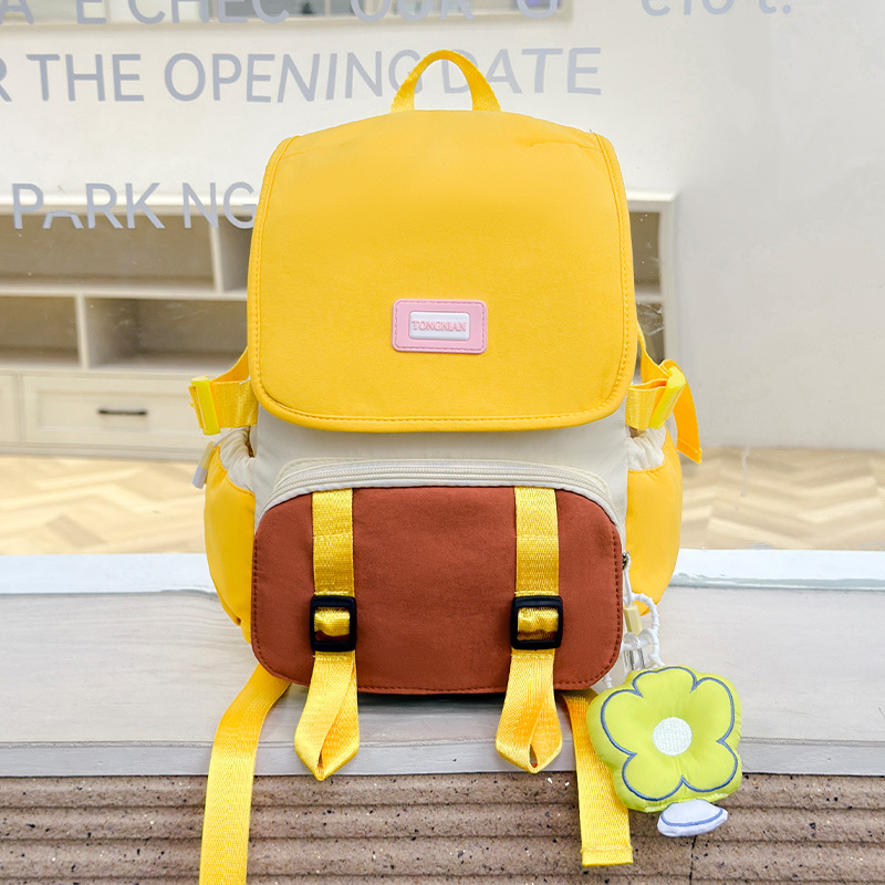 Jardín de infantes, mochila escolar para bebés dulce y encantadora, mochila de flores, 2026 nueva moda de mochila infantil