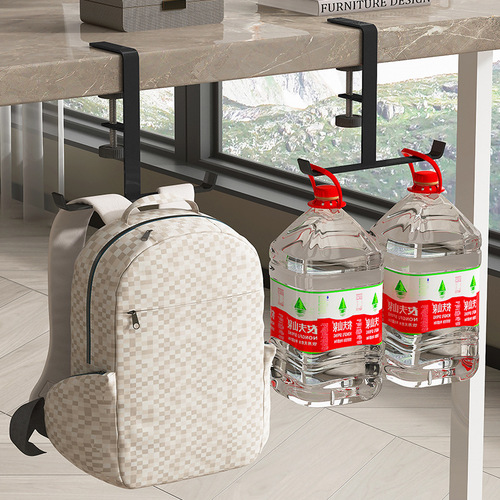 Schoolbag hook tableside artifact deskside punch-free hook dedicated classroom student storage rack hanging rack deskside