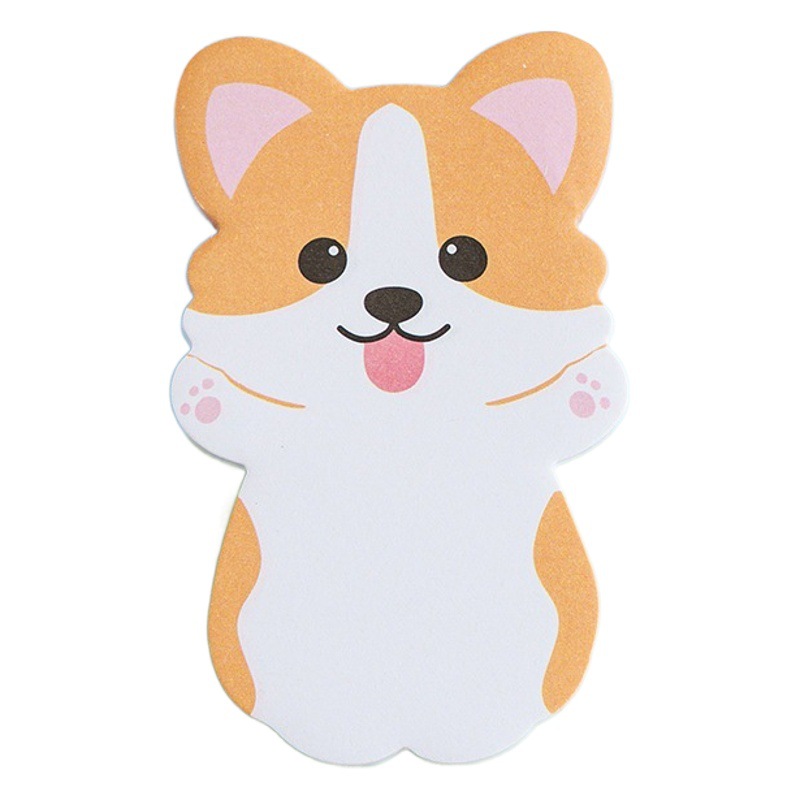 Lindo animal especial en forma de notas adhesivas estudiante nota pegatinas de dibujos animados nota papel marca nota libro n veces pegatinas al por mayor