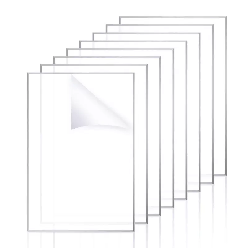 亚克力透明有机玻璃板相框替换 DIY空白标志手绘调色板婚礼邀请卡