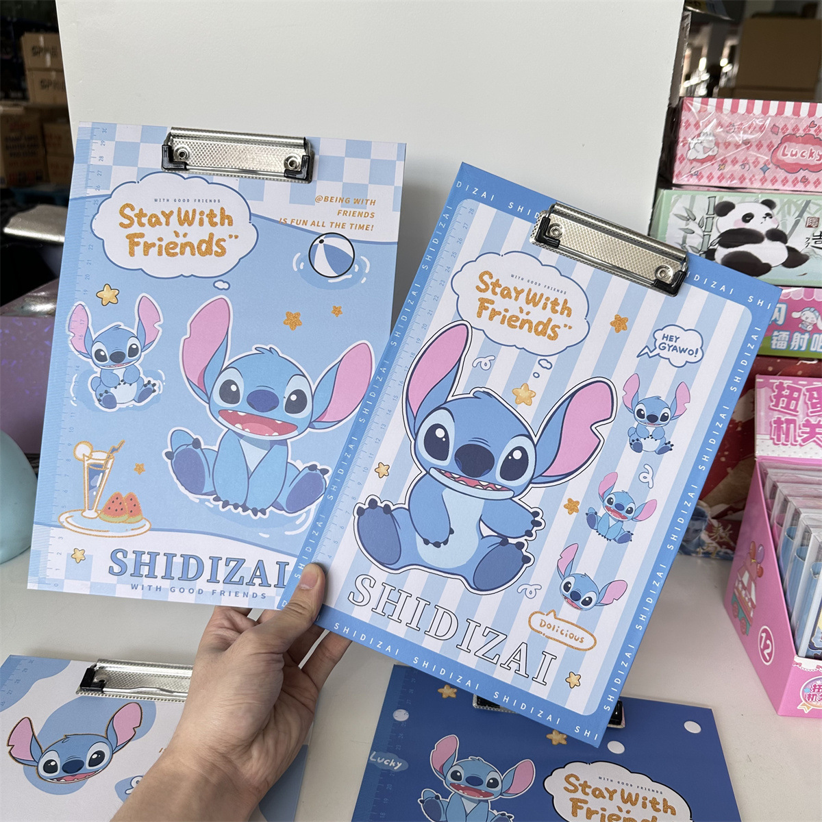 ステッチボードクリップ A4 ファイルクリップボード 高価値小学生ライティングパッド紙増粘テスト用紙情報